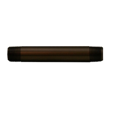 Jones Stephens Oil Rubbed Bronze 3/8in. x 4in. Brass Nipple N2206RB